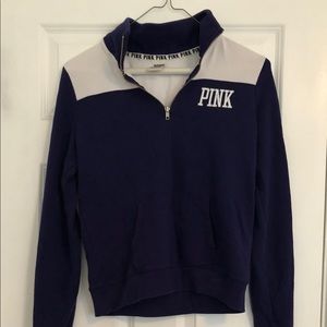 Pink half zip